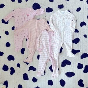 Baby Girl onesies, 3-6 months, pink bundle!